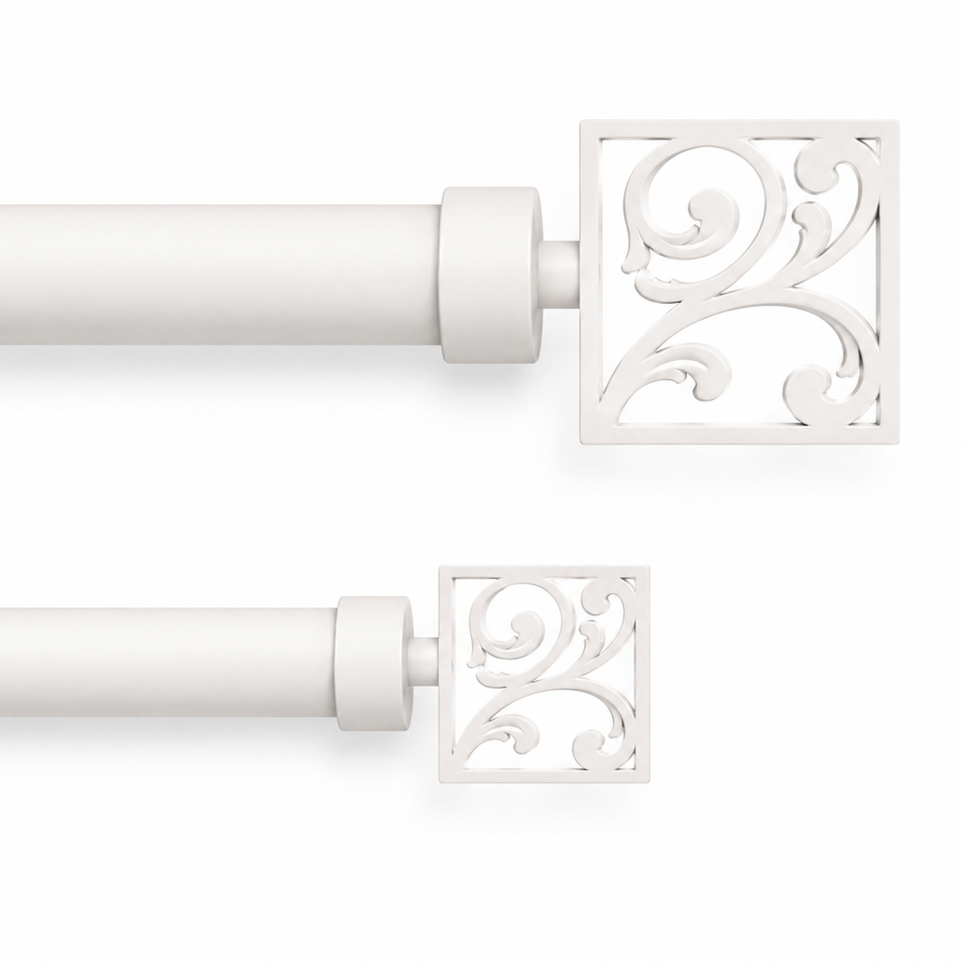 Noria Arabesque 28/20mm Double Rod &amp; Finial Set