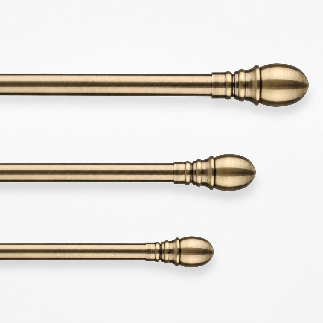 Arya Torch 28mm Single Rod &amp; Finial Set