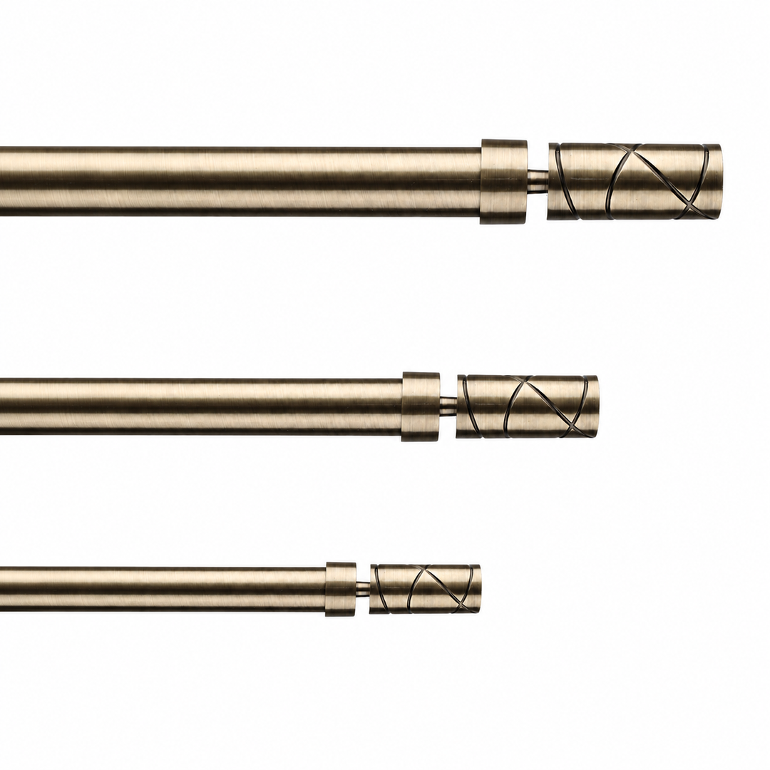 Arno X-Ray Cylinder 28mm Single Rod &amp; Finial Set