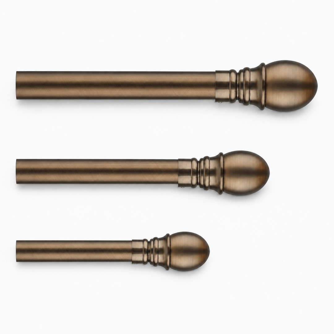 Arya Torch 28mm Single Rod &amp; Finial Set