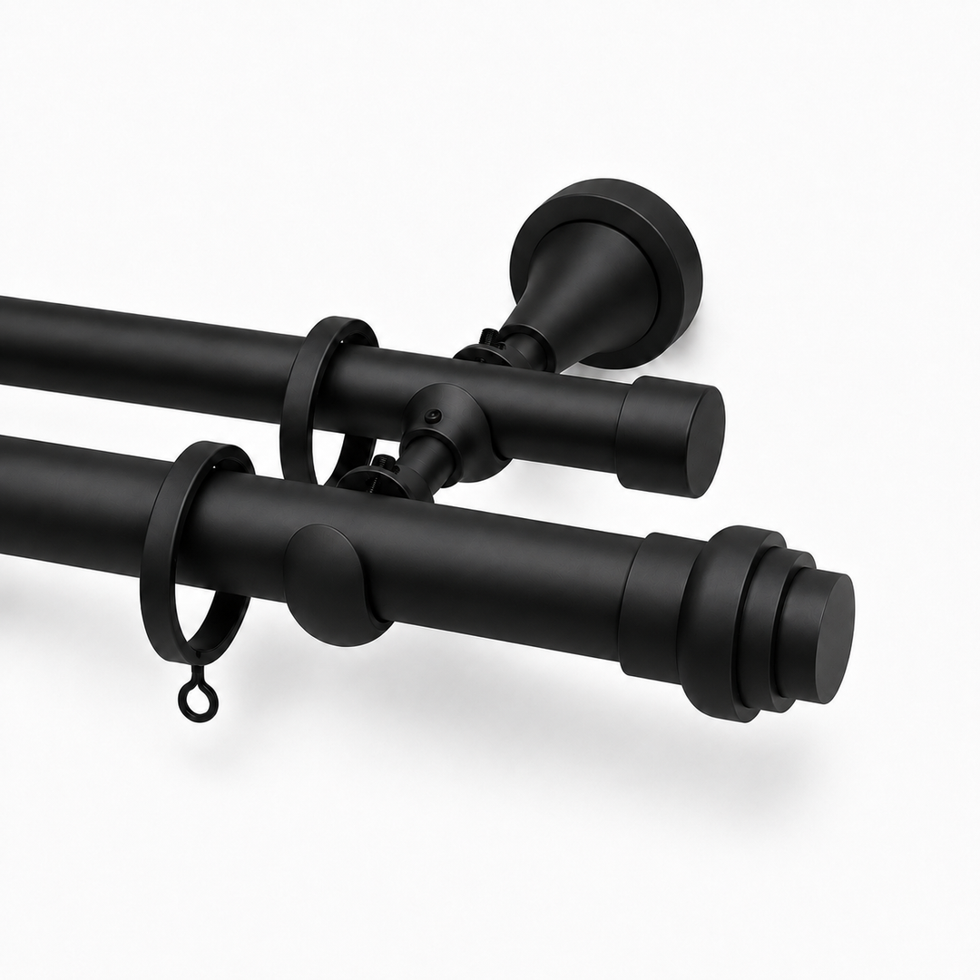 Dome 28/20mm Double Rod &amp; Finial Set