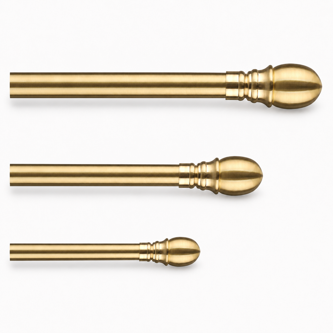 Arya Torch 28mm Single Rod &amp; Finial Set