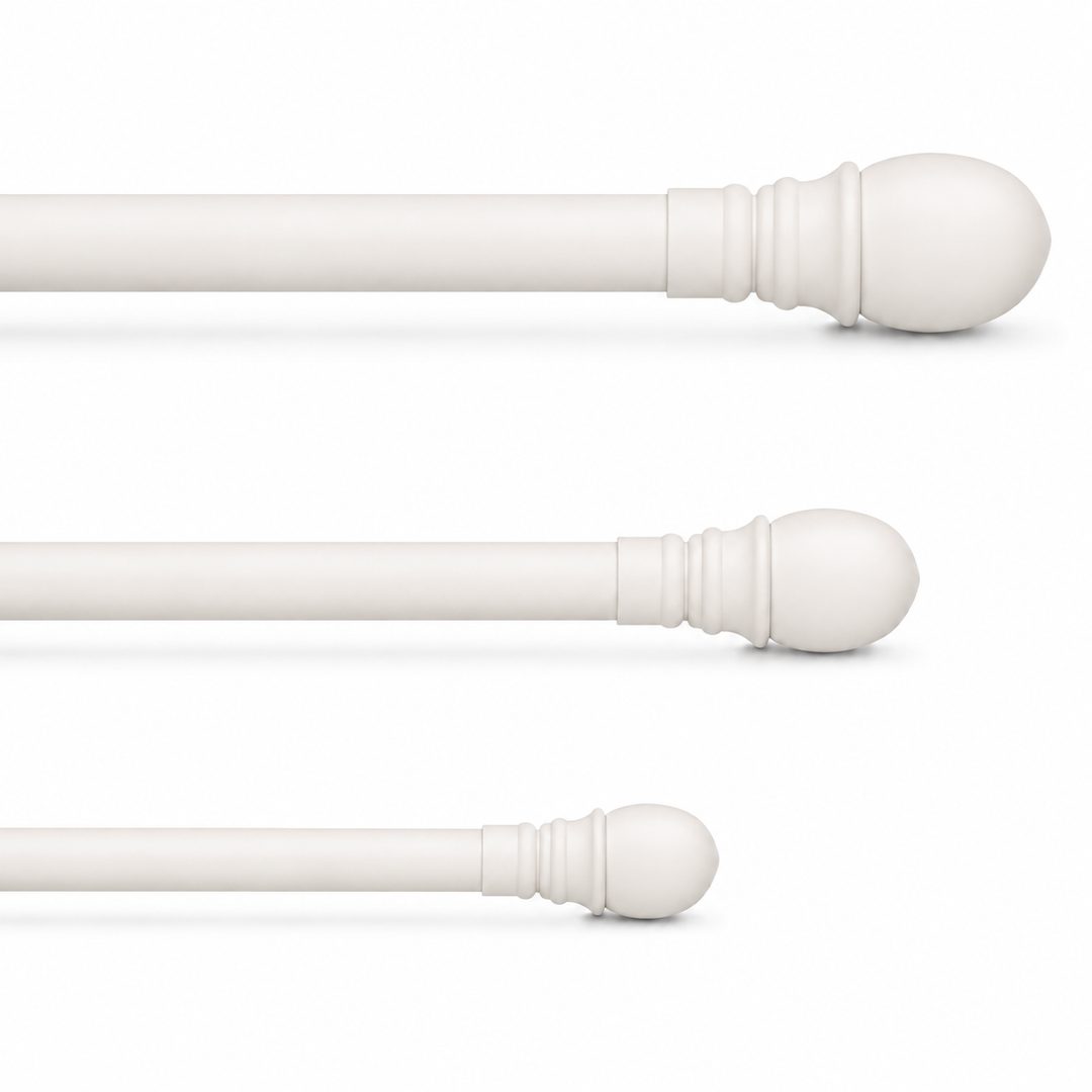 Arya Torch 28mm Single Rod &amp; Finial Set