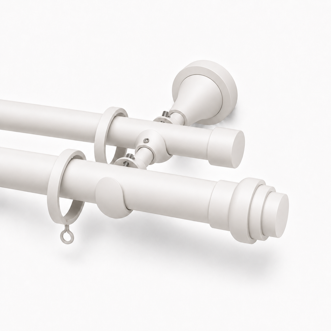 Dome 28/20mm Double Rod &amp; Finial Set