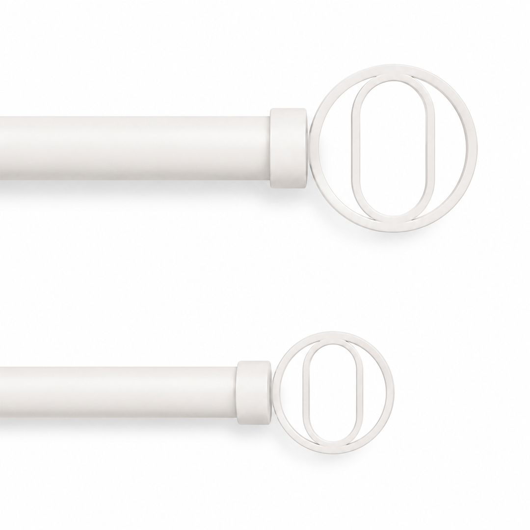 Visio No. 1 28mm Single Rod &amp; Finial Set