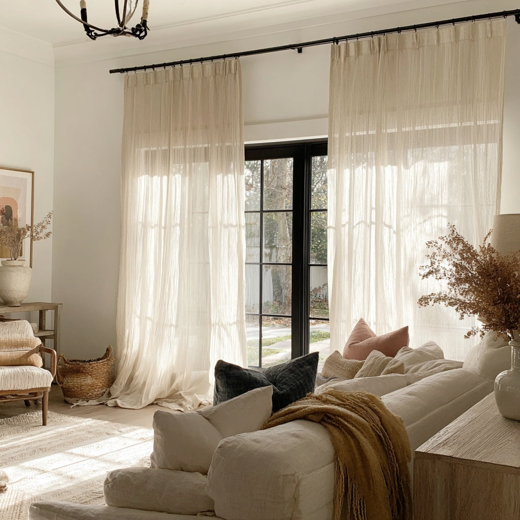 Amalfi Linen Drapes