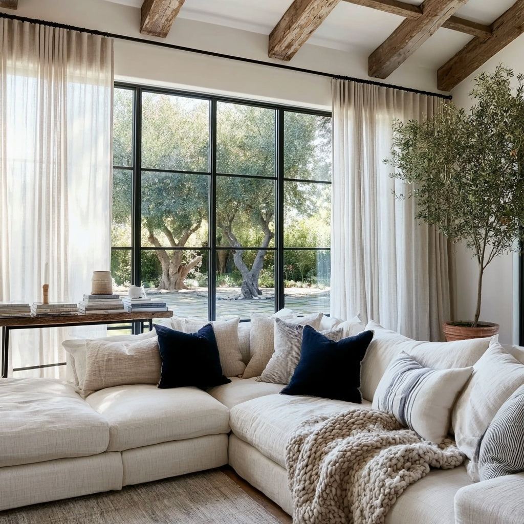 Amalfi Linen Drapes