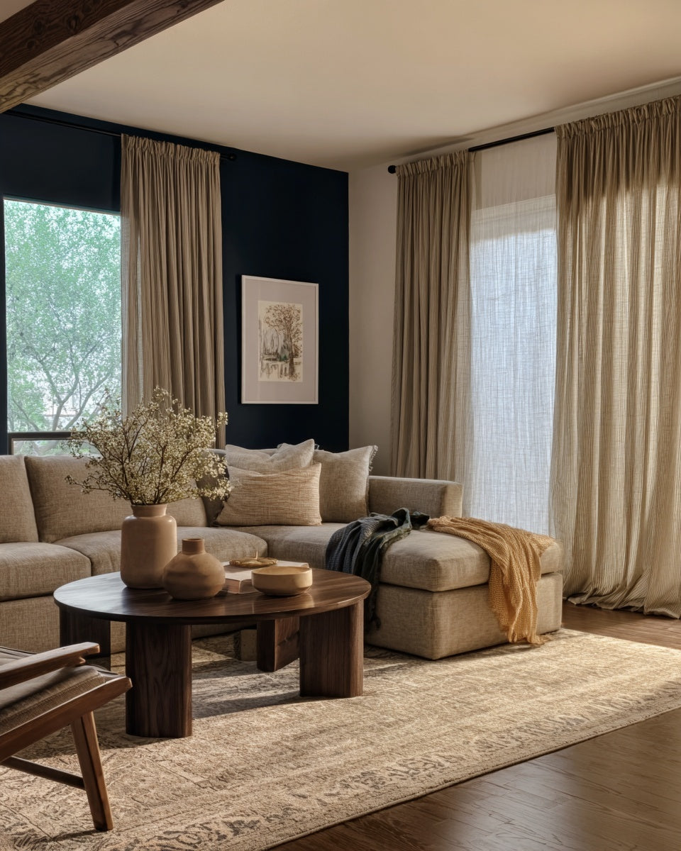 Amalfi Linen Drapes