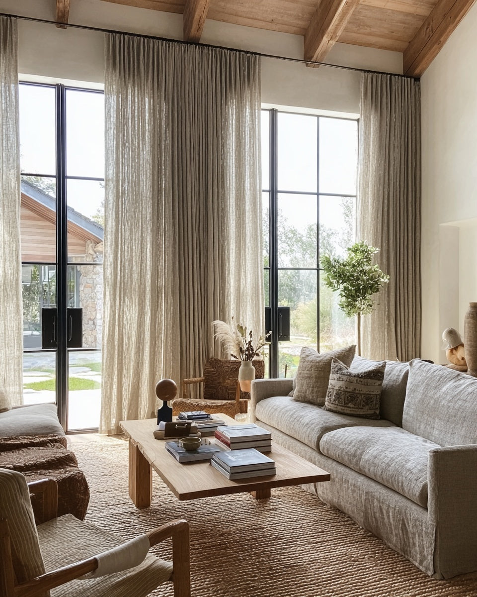 Amalfi Linen Drapes