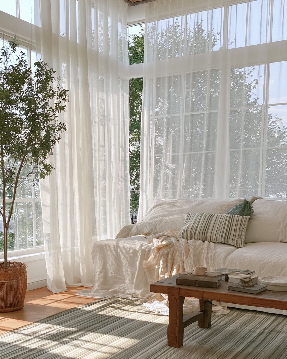 Ischia Sheer Curtains – 2436-1