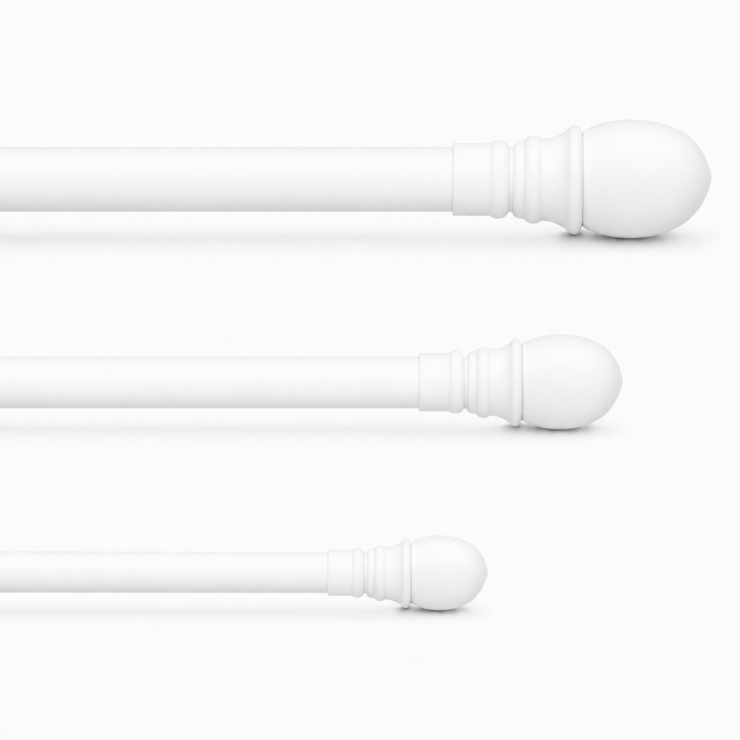 Arya Torch 28mm Single Rod &amp; Finial Set