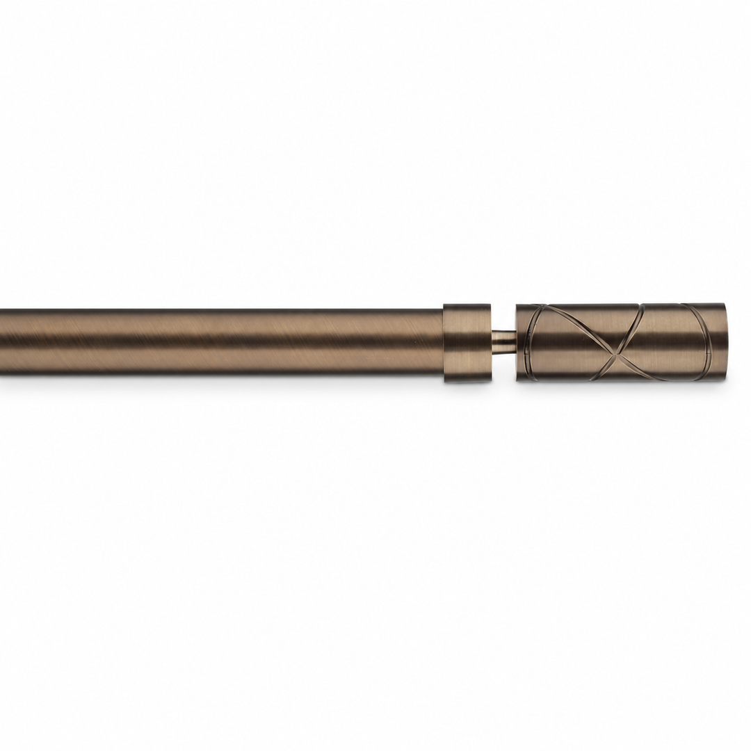 Arno X-Ray Cylinder 28mm Single Rod &amp; Finial Set