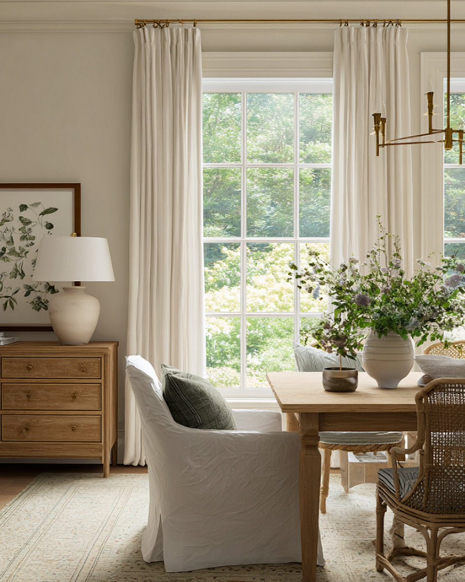 linen curtains