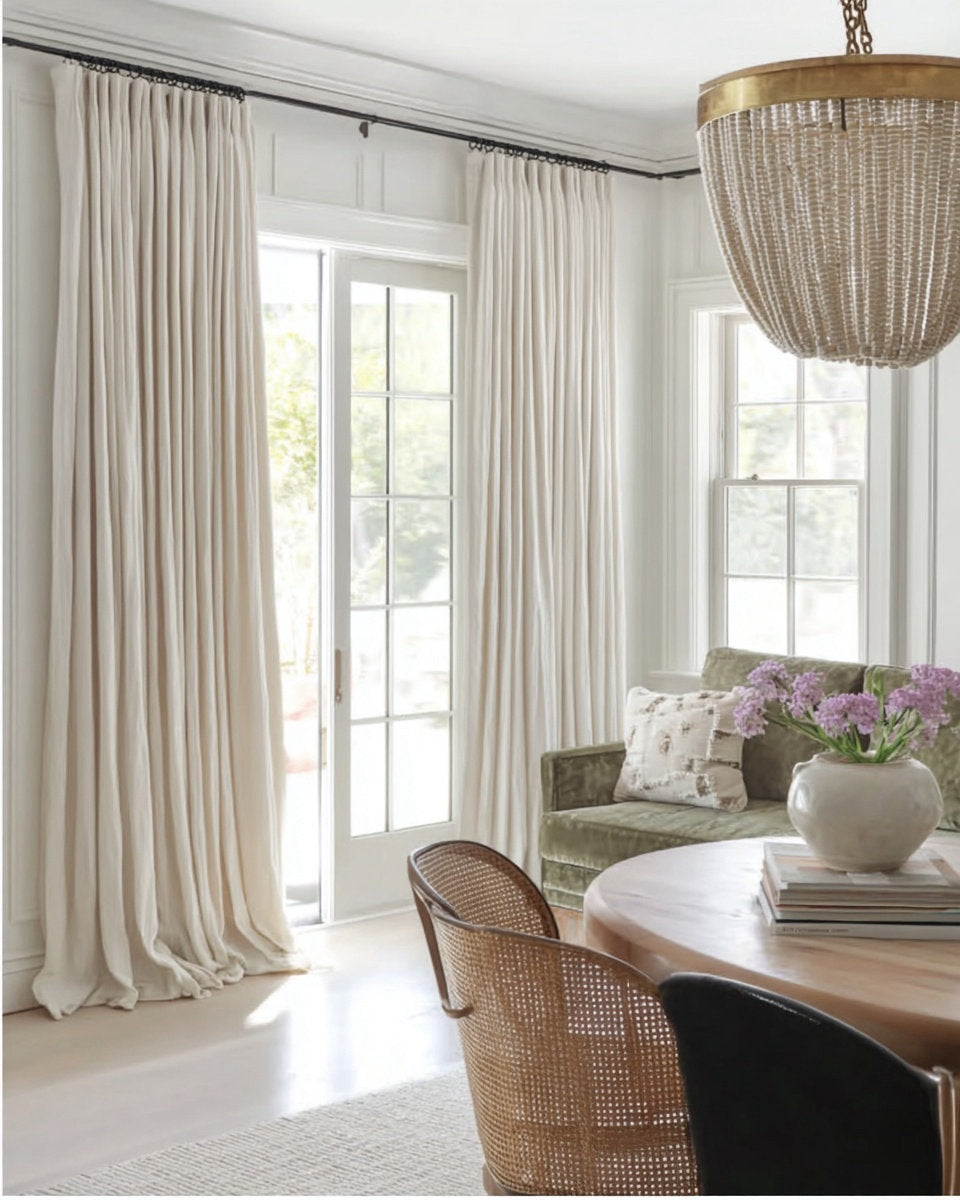 linen curtains