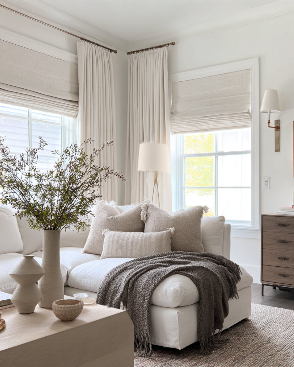 linen curtains