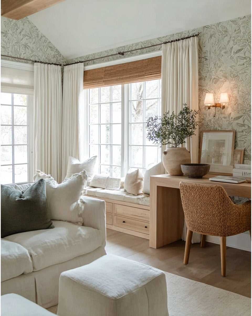 linen curtains