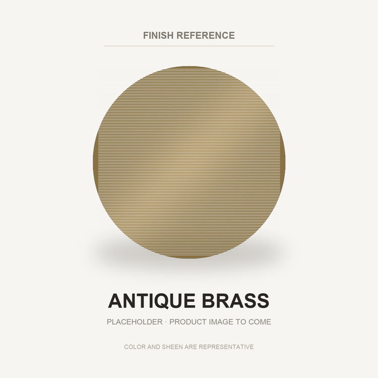 Antique Brass finish placeholder for 