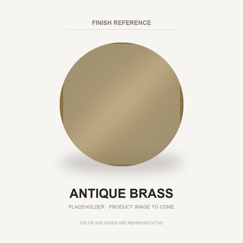 Antique Brass finish placeholder for 