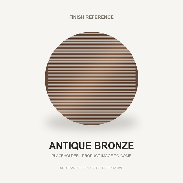 Antique Bronze finish placeholder for 