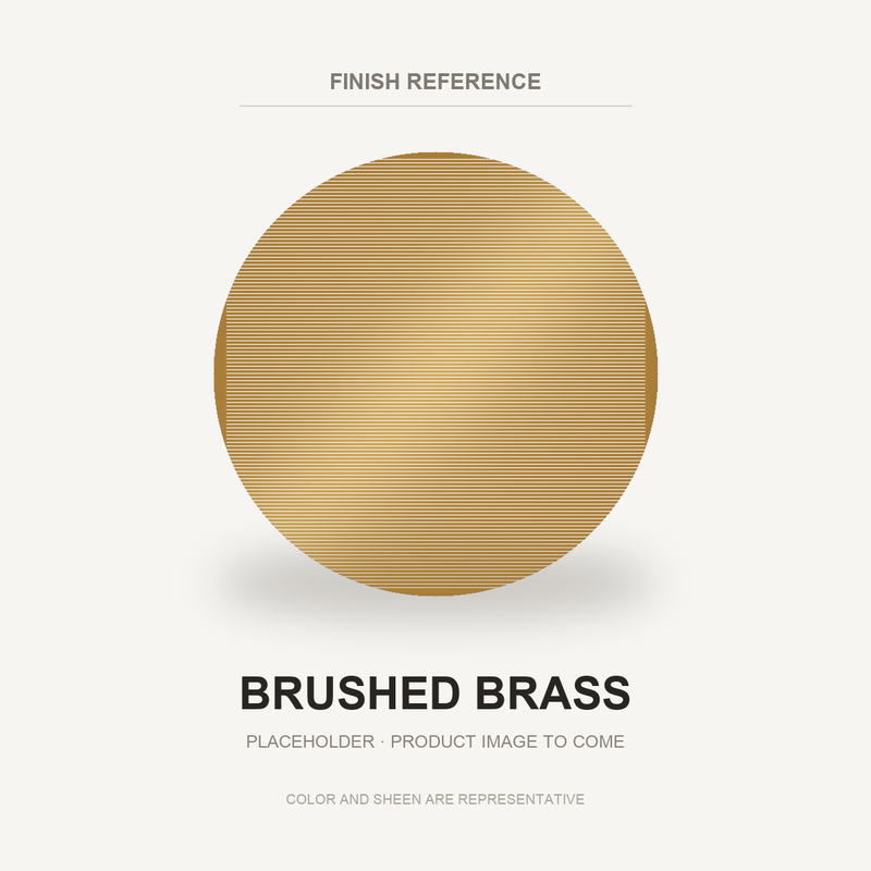 Brushed Brass finish placeholder for 