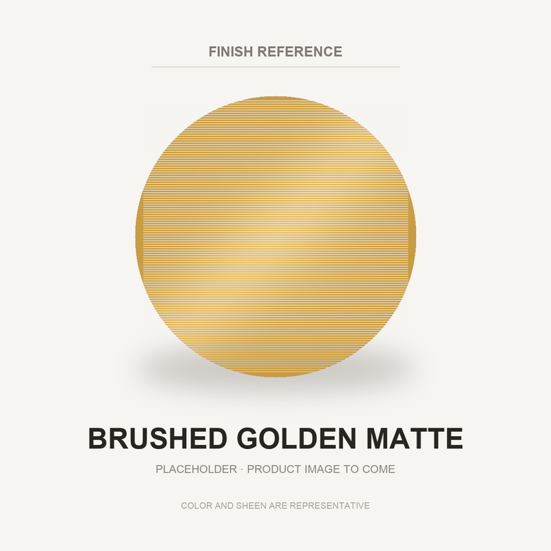 Brushed Golden Matte finish placeholder for 