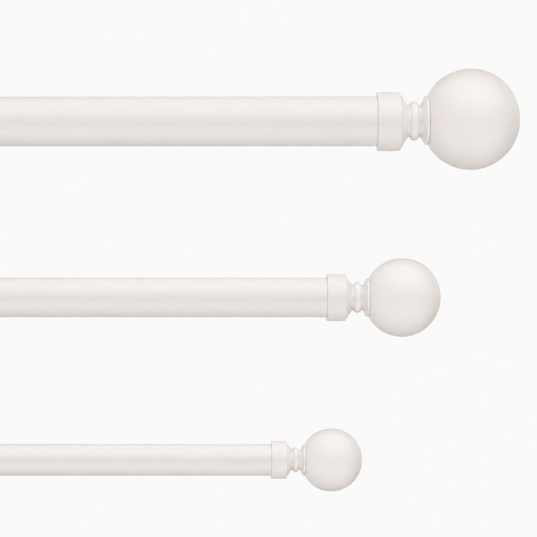 Arya Ball 28mm Single Rod &amp; Finial Set