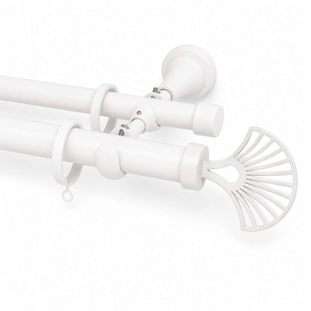 Palme No. 2 28/20mm Double Rod &amp; Finial Set