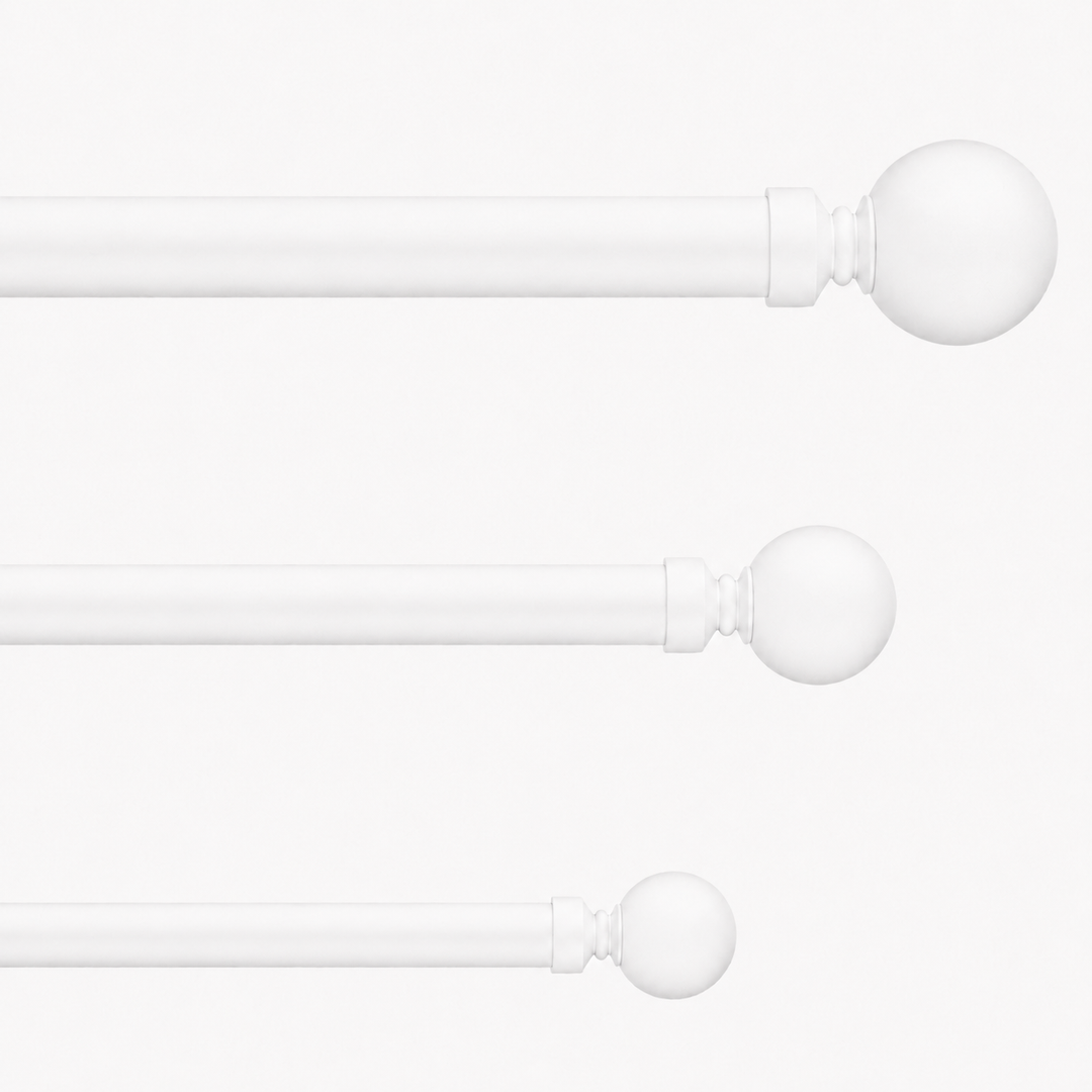 Arya Ball 28mm Single Rod &amp; Finial Set